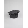 Шапка поварская Lux-Form БЕЗЕ, черная 103446