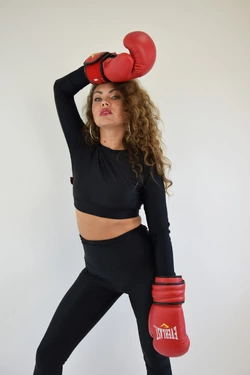 Женская фитнес одежда из бифлекса Lux-Form кофта