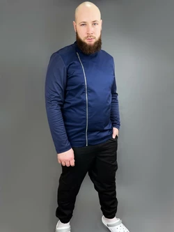 Китель поварской  Lux-Form "Змейка" тёмно-синий Китель поварской  Lux-Form "Змейка" тёмно-синий