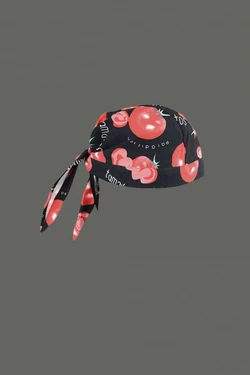 Бандана поварская Lux-Form Томат, черная 101438 Бандана поварская Lux-Form Томат, черная 101438