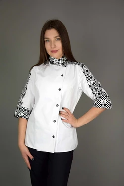 Китель женский поварской Lux-Form Поваренок белый 102373 Китель женский поварской Lux-Form Поваренок белый 102373