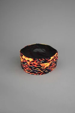 Поварская шапка Табл Lux-Form Огонь, черная 103122 Поварская шапка Табл Lux-Form Огонь, черная 103122