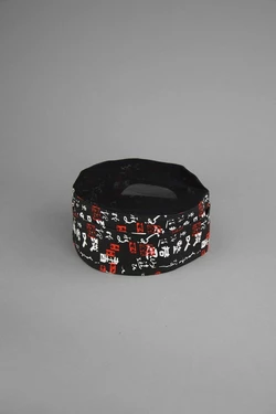 Поварская шапка Табл Lux-Form Иероглифы, черная 103121 Поварская шапка Табл Lux-Form Иероглифы, черная 103121