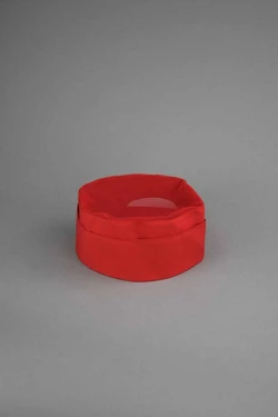 Шапка поварская Lux-Form ТАБЛ, красная 101515 Шапка поварская Lux-Form ТАБЛ, красная 101515