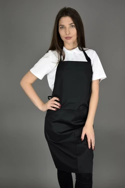 Фартук с нагрудником водоотталкивающий Lux-Form Черный 102325 Фартук с нагрудником водоотталкивающий Lux-Form Черный 102325