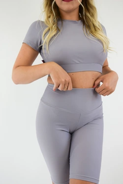 Женская фитнес одежда из бифлекса Lux-Form футболка