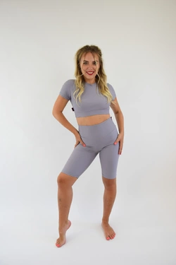 Женская фитнес одежда из бифлекса Lux-Form велосипедки
