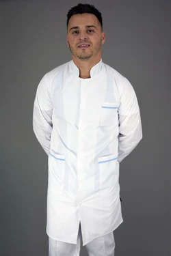 Халат медицинский мужской Lux-Form БИЛЛОН белый 102216 Халат медицинский мужской Lux-Form БИЛЛОН белый 102216