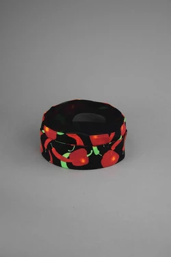 Поварская шапка Табл Lux-Form Перцы, черная 101517 Поварская шапка Табл Lux-Form Перцы, черная 101517