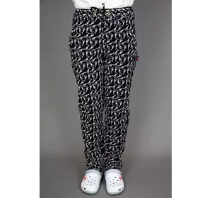 Поварские брюки Lux-Form "Карась" чёрные Поварские брюки Lux-Form "Карась" чёрные