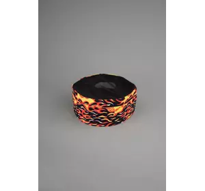Поварская шапка Табл Lux-Form Огонь, черная 103122