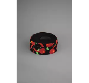 Поварская шапка Табл Lux-Form Перцы, черная 101517